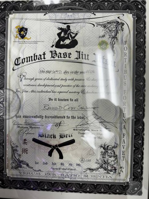 Black belt · September 21, 2024 · Promoted by Christopher Haueter