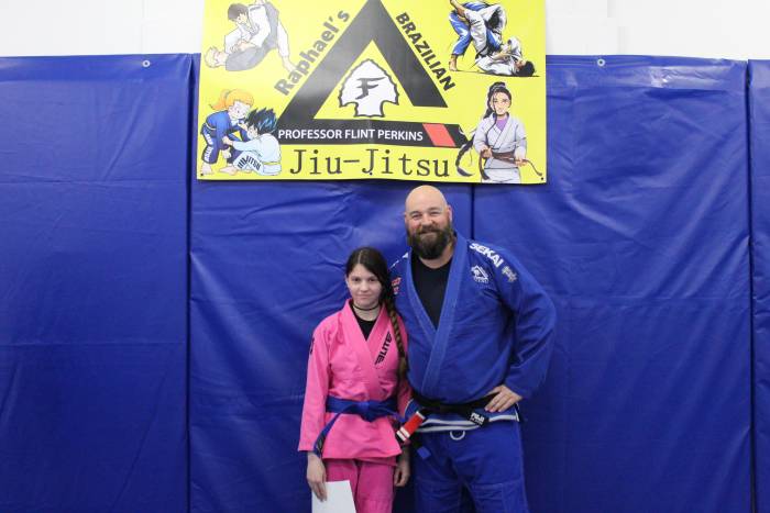 Blue belt · April 8, 2025 · Promoted by Flint Perkins