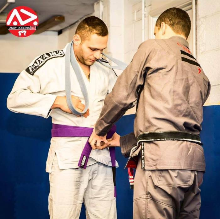 Purple belt · December 16, 2017 · Promoted by Andy Roberts