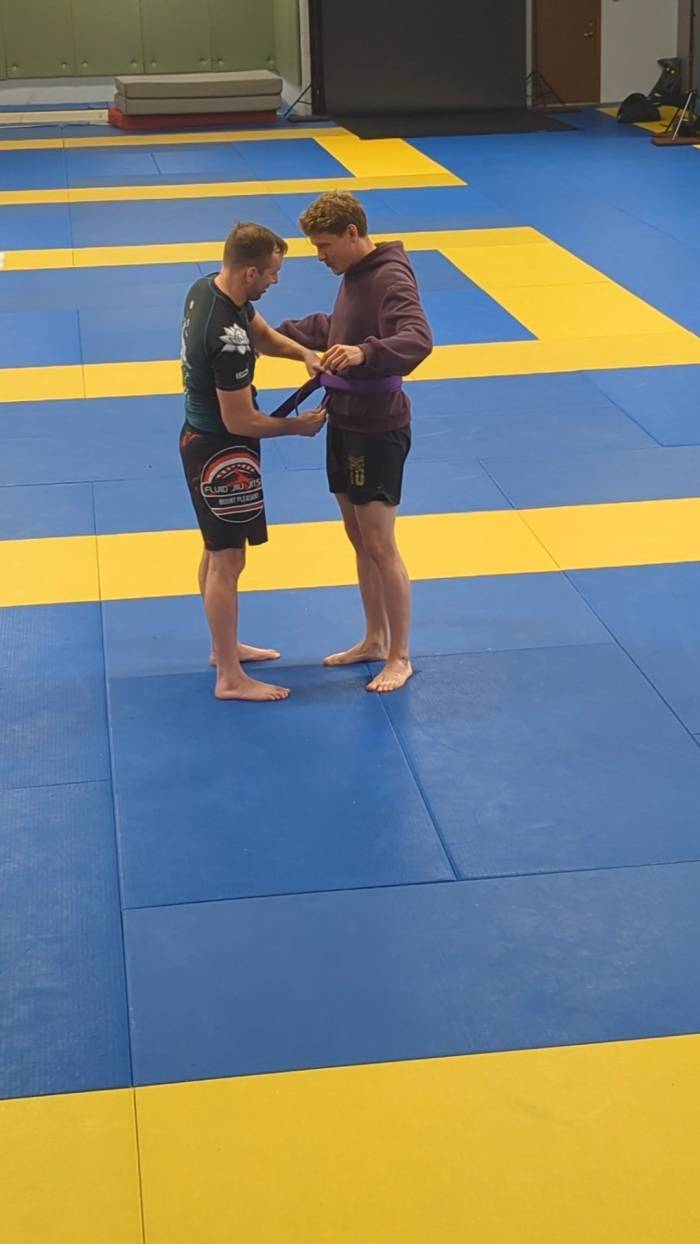 Purple belt · April 19, 2025 · Promoted by Joshua Janis