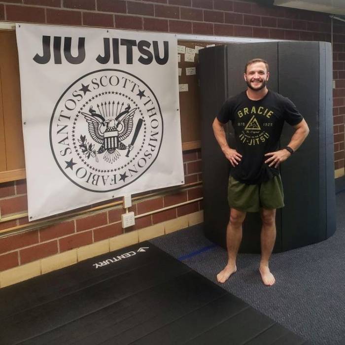 2022 when I opened up my Jiu Jitsu school and received the mats.