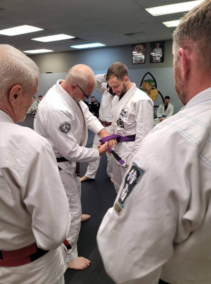 Purple belt · May 2, 2022 · Promoted by Mick Doyle