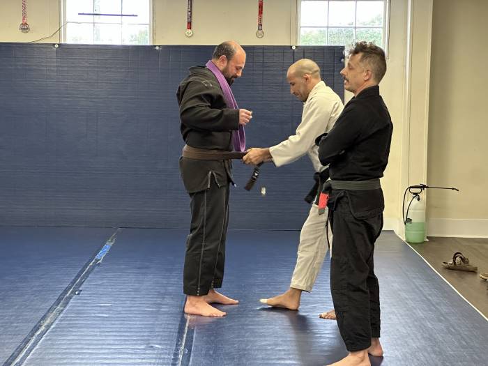 Brown belt · April 7, 2025 · Promoted by Greg Elliott