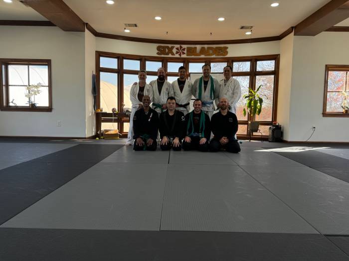 Blue belt · November 16, 2024 · Promoted by Gabriel Retana is the owner and head instructor at Six Blades New Market. He earned his blackbelt from Xande Ribeiro on February 17, 2024.