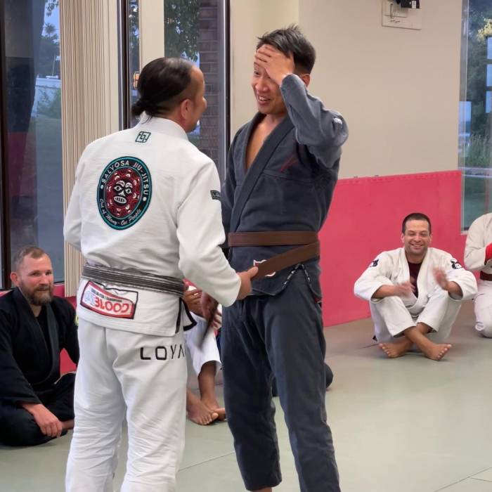 Brown belt · July 14, 2022 · Promoted by Omar Salvosa