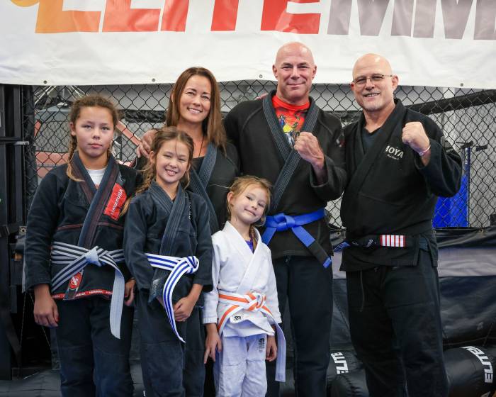New Blue Belt with whole Family