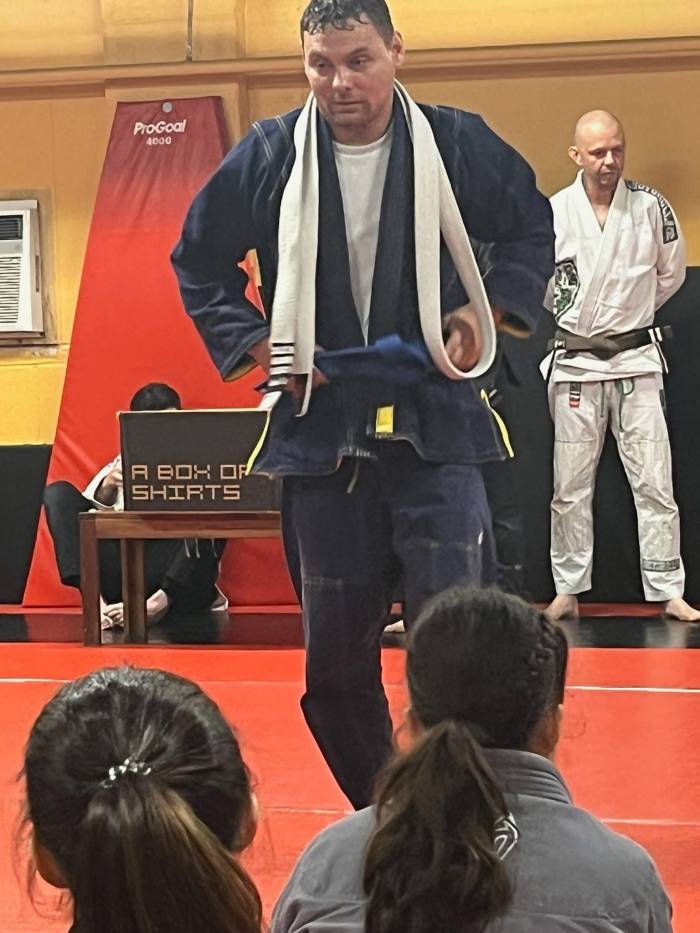 Blue belt · April 11, 2022 · Promoted by Scott Miller