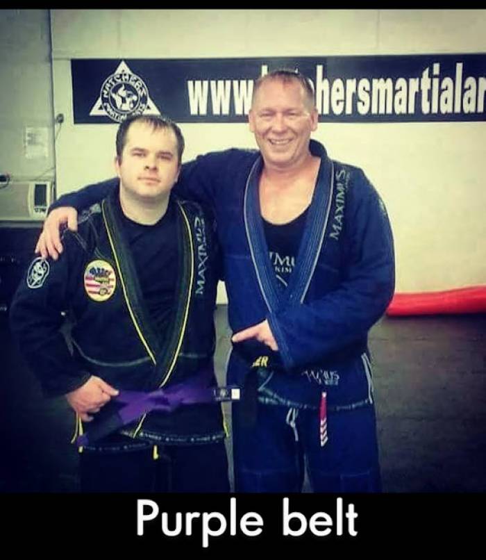 Purple belt · January 29, 2016 · Promoted by Brad Hatcher