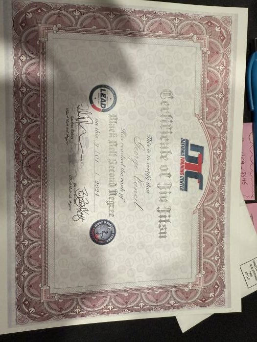 Black belt 2nd degree · September 1, 2024 · Promoted by Ricardo Tubbs / Bruno Bastos Team LEAD