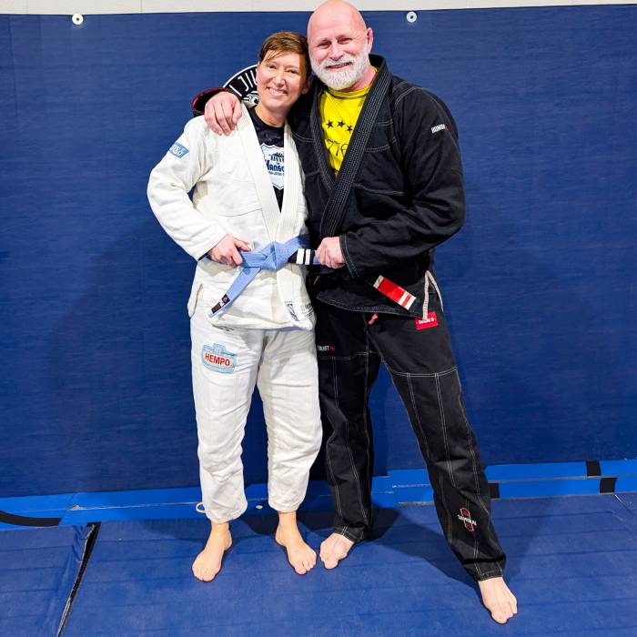 Blue belt · August 9, 2023 · Promoted by Brian Bowers