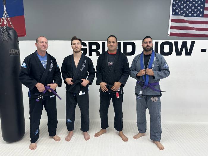 Purple belt · October 22, 2024 · Promoted by Eric Callueng