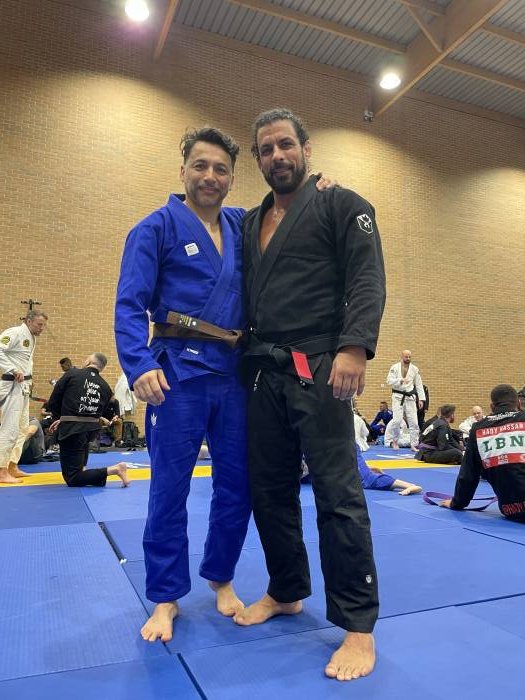 With Eduardo Rios at the IBJJF Europeans 2025