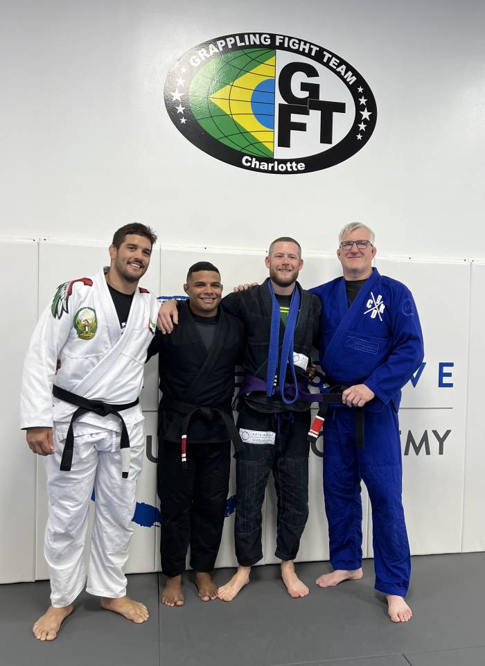 Purple belt · December 2, 2023 · Promoted by Gialysson "Hiago" Freitas