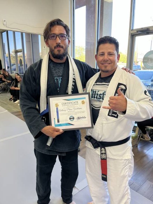 Blue belt · April 25, 2025 · Promoted by Alfonso Martinez