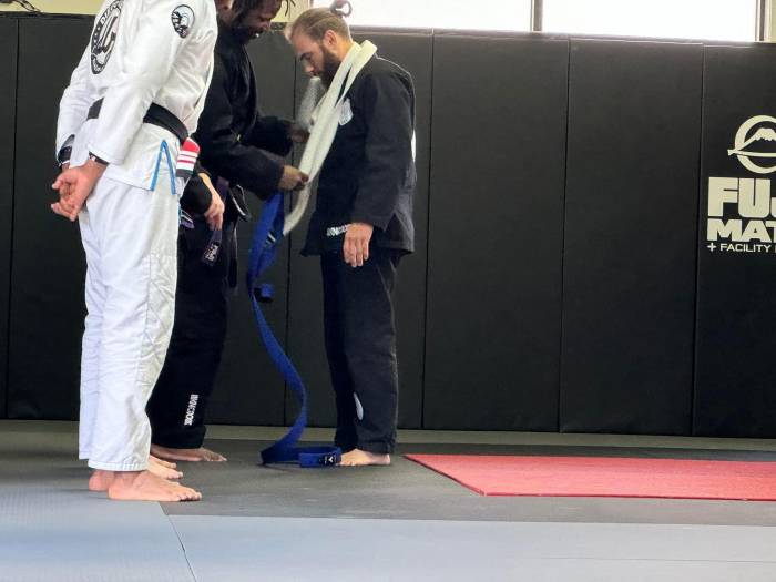 Blue belt · May 1, 2024 · Promoted by Brandon Newb