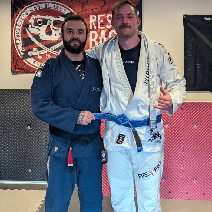 Blue belt · May 1, 2025 · Promoted by Chris Petherwick