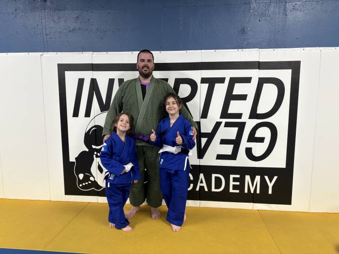 My youngest joined the fun today with her older sister. Being able to help coach them is such a privilege, I love that they both chose to give jiu jitsu a chance.