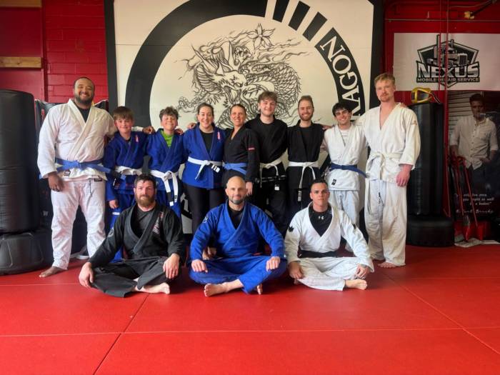 Blue belt · May 3, 2025 · Promoted by Nate Ledger