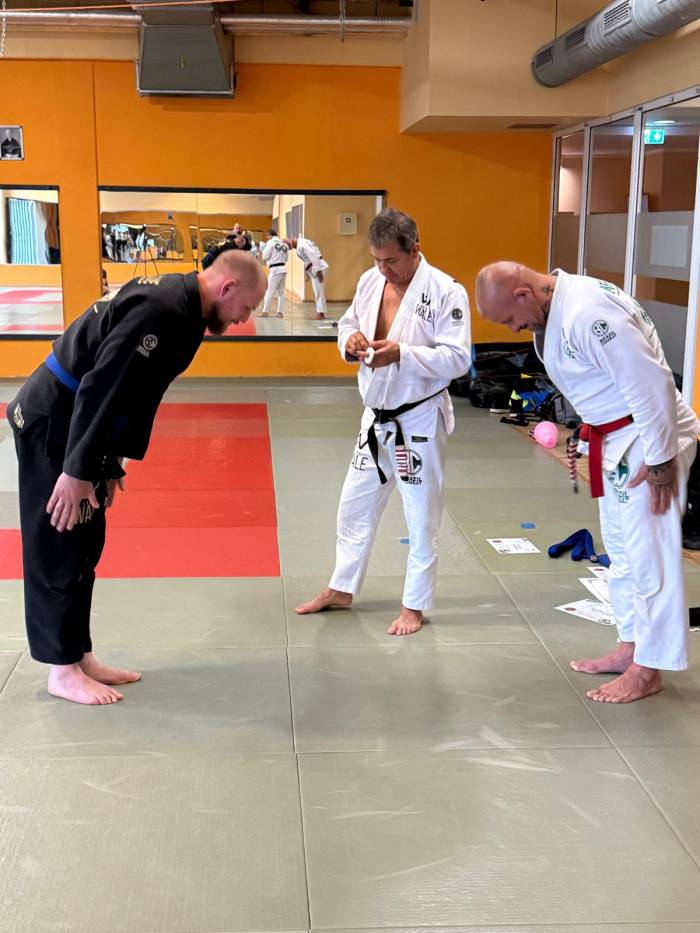 Blue belt · April 24, 2024 · Promoted by Grande Mestre Marcelo Nigue 7.Dan Coral Belt & Prof. Peter Schira 5.Dan