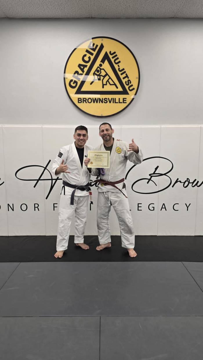 Brown belt · April 28, 2025 · Promoted by Emmanuel Galvan
