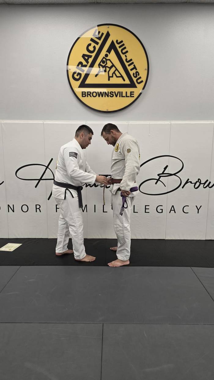Brown belt · April 28, 2025 · Promoted by Emmanuel Galvan