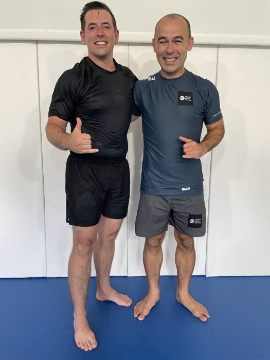 Marcelo Garcia and I at a private training session