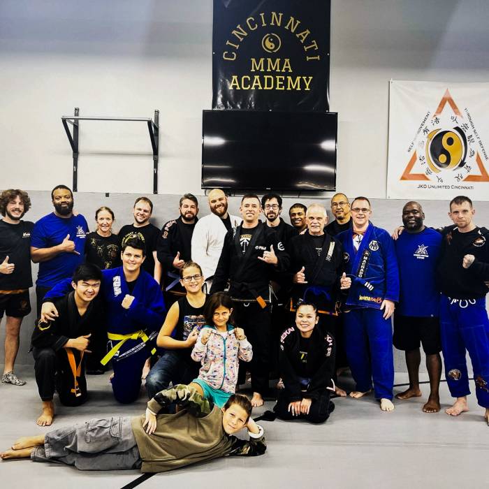 With my some of my students after my black belt promotion
