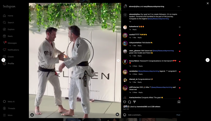 Black belt · April 29, 2025 · Promoted by Ian Clark