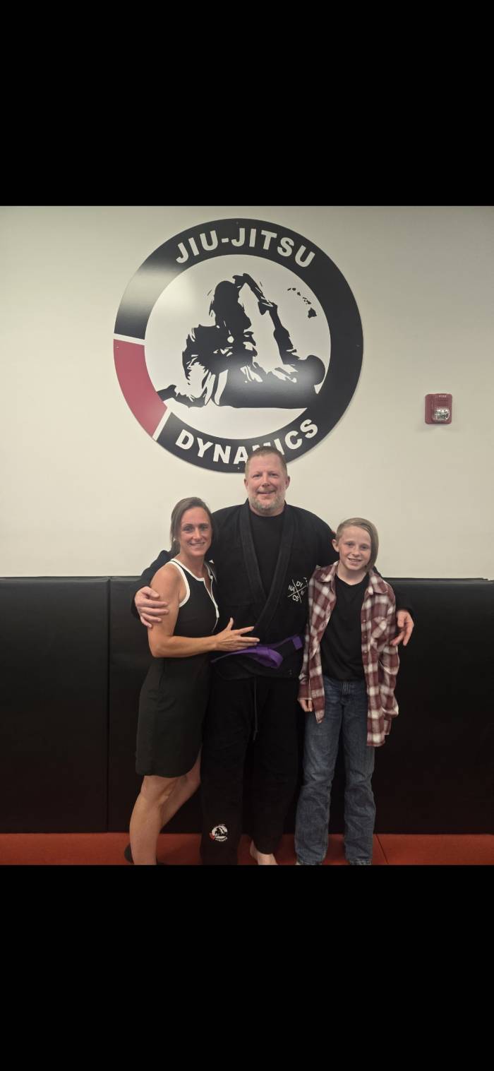 Purple belt · July 23, 2024 · Promoted by Will Hagerty - Jiu-Jitsu Dynamics