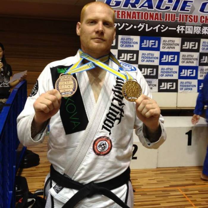 Black belt Rickson Gracie cup