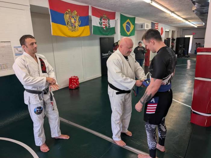 Blue belt · April 27, 2025 · Promoted by Ryan Mech