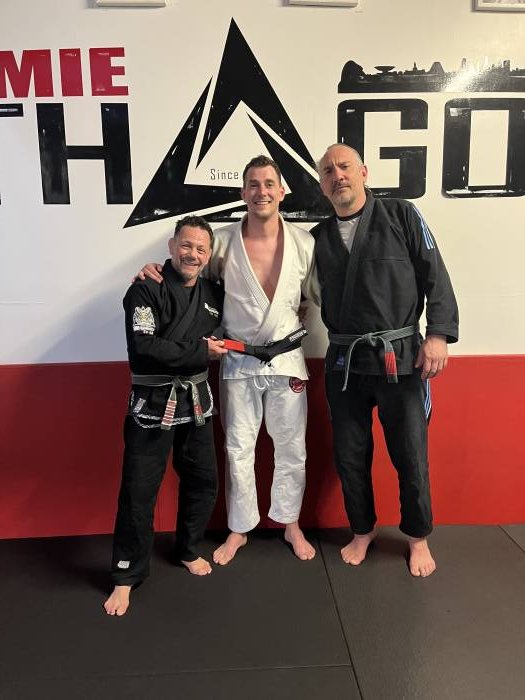 Black belt promotion 13/05/2025 from my coach Emmanuel Fernandez fifth degree black belt under De La Riva and Sylvain Merlde