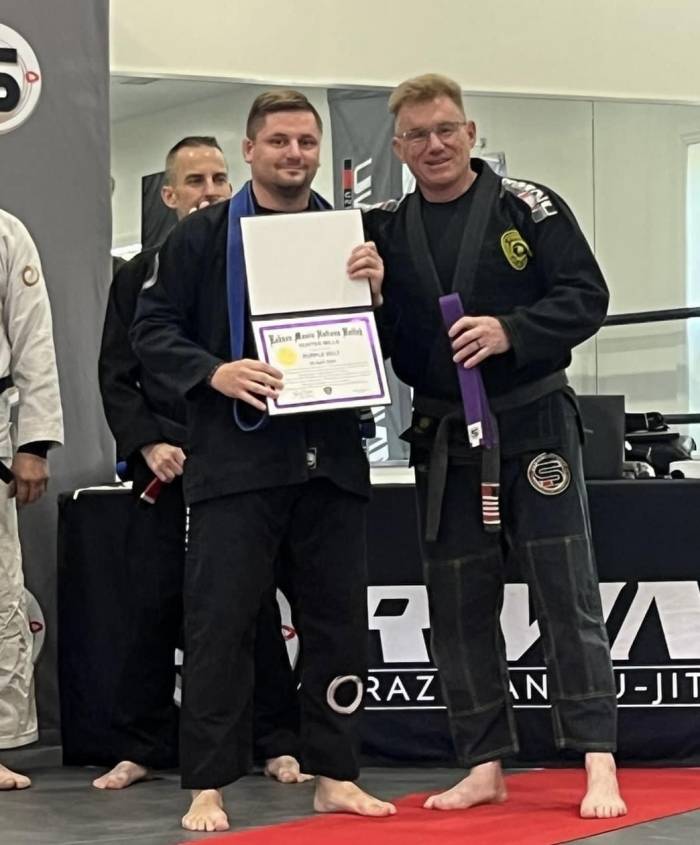 Purple belt · April 20, 2024 · Promoted by Steve Snyder
