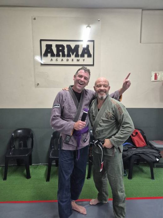 Purple belt · July 11, 2024 · Promoted by Neville Heath