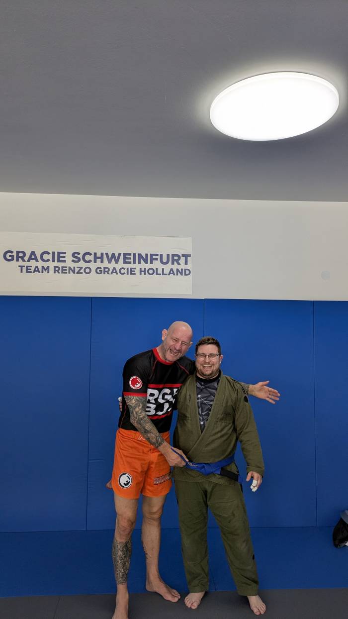 Blue belt · April 26, 2025 · Promoted by Kemail Verhoeven