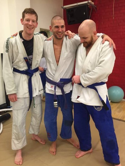 My blue belt-promotion in 2015