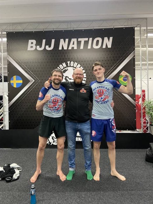 Coaching at BJJ-nations in Sweden 2024