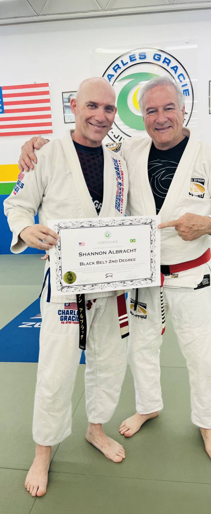 Black belt 2nd degree · May 14, 2022 · Promoted by Charles Gracie