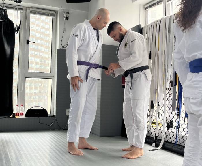 Purple belt · October 1, 2022 · Promoted by Saulo Melo