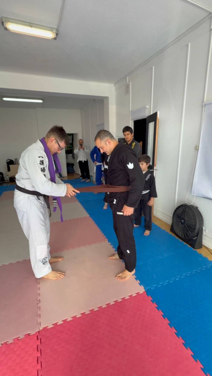 Brown belt · April 19, 2025 · Promoted by Delfim Quintas