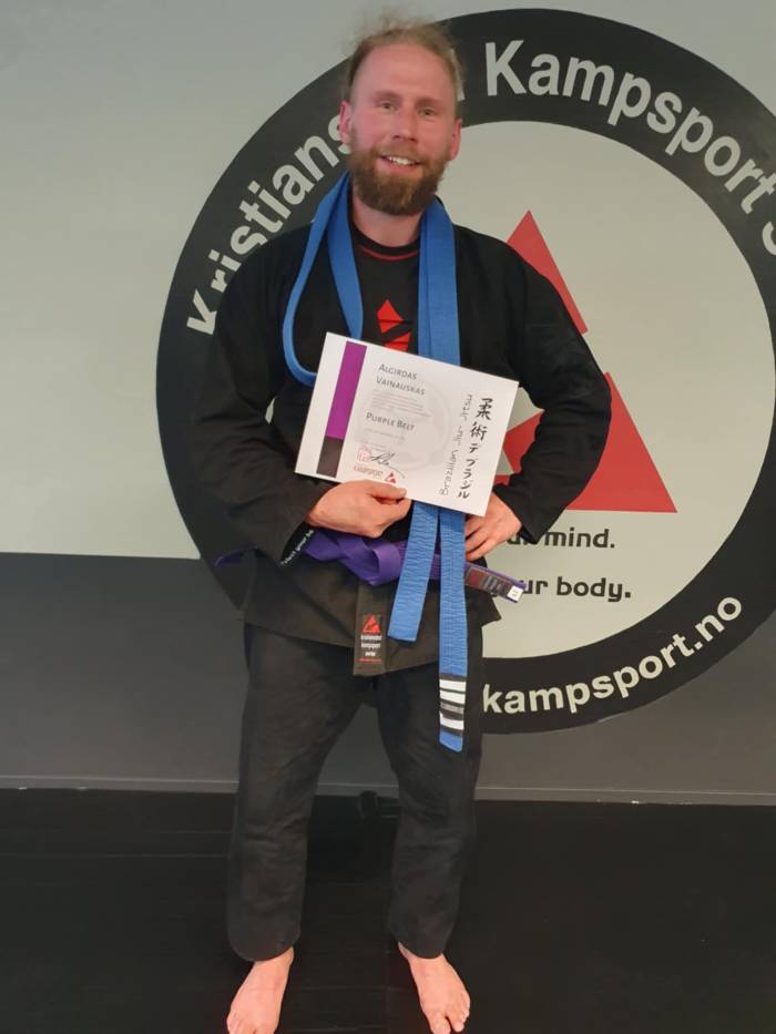 Purple belt · May 22, 2025 · Promoted by Richard Haye