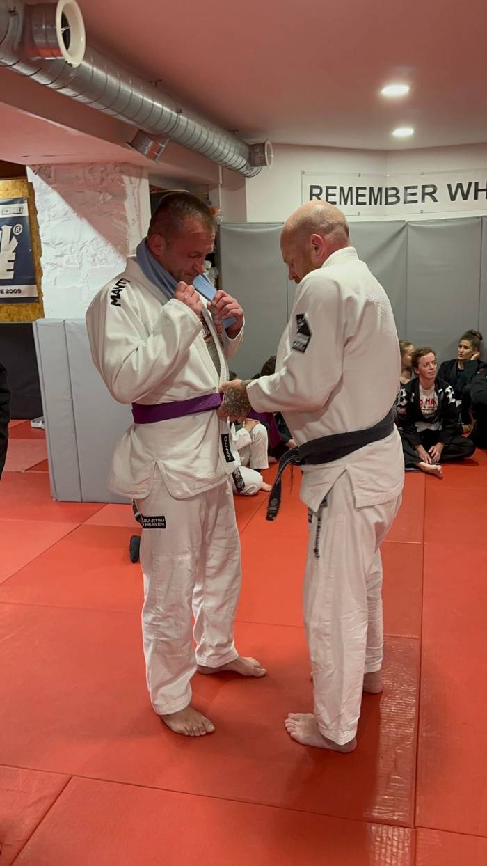 Purple belt · May 22, 2025 · Promoted by Jeff Lawson