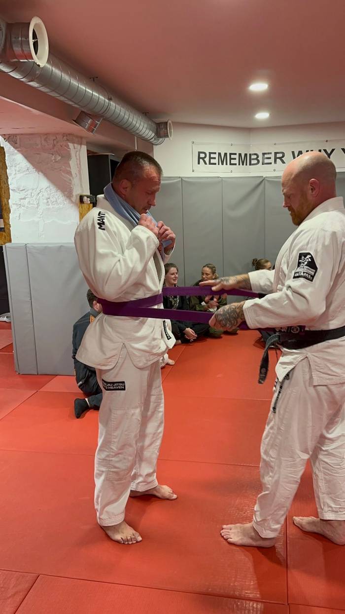 Purple belt · May 22, 2025 · Promoted by Jeff Lawson