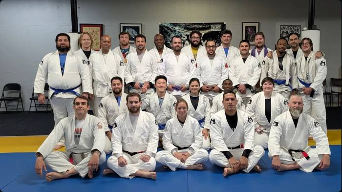 Belt promotion day at Inverted Gear Academy