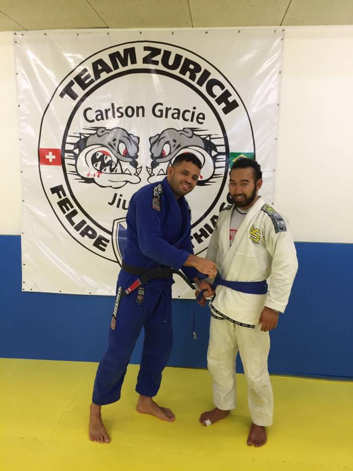 Blue belt · March 15, 2016 · Promoted by Felipe Thiago Broa