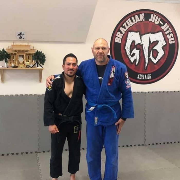 Received my 4th stripe on the blue belt from black belt Miguel Angel Chaves, who also represents G13BJJ under Roberto Godoi.