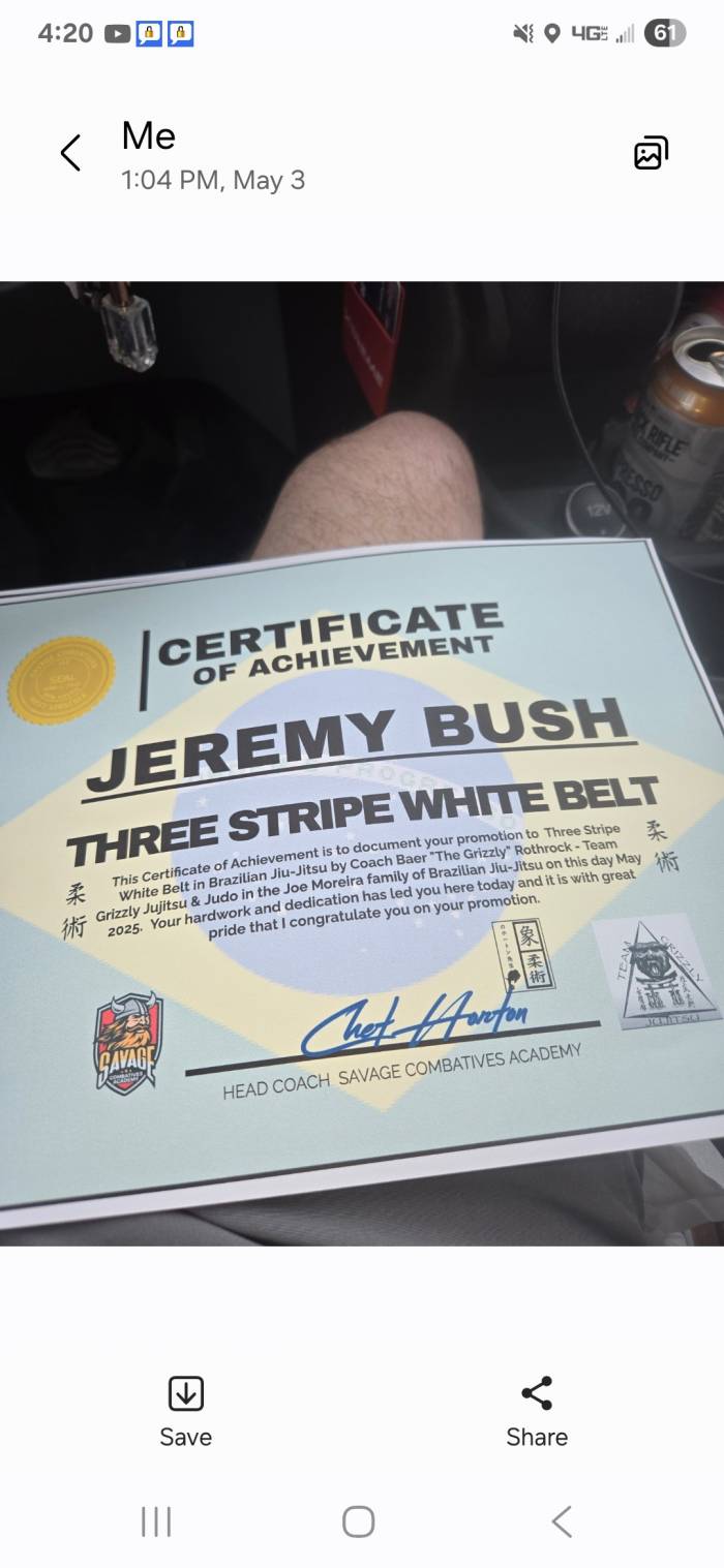 White belt · November 1, 2021