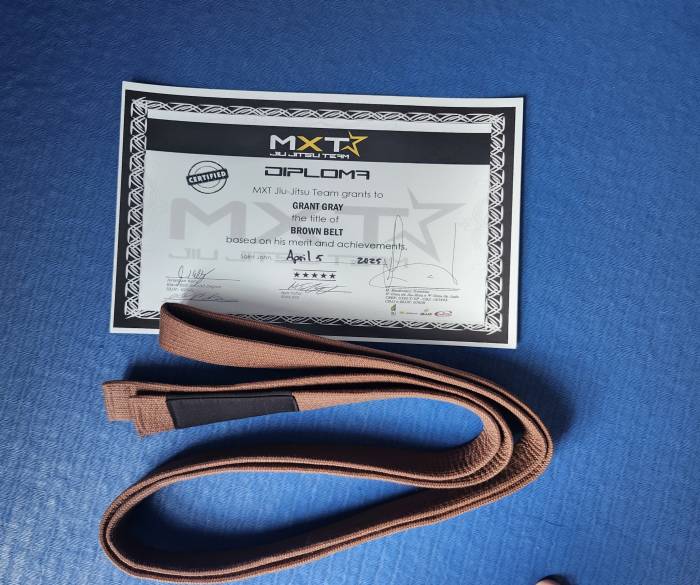 Brown belt · April 5, 2025 · Promoted by Joseph Pilmer