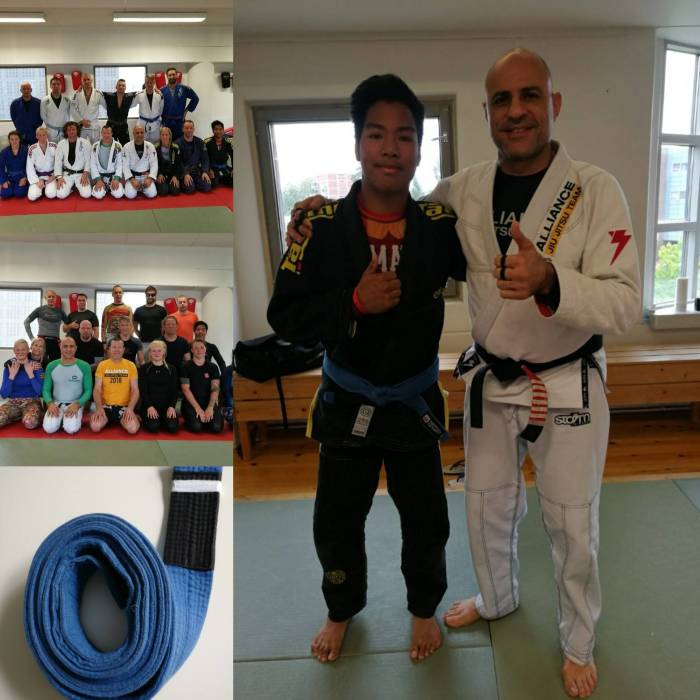 Blue belt · January 5, 2018 · Promoted by Tuukka Saranpää