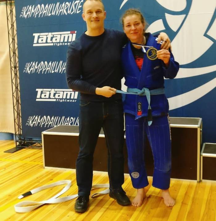 Blue belt · April 14, 2019 · Promoted by Mikko Takalo